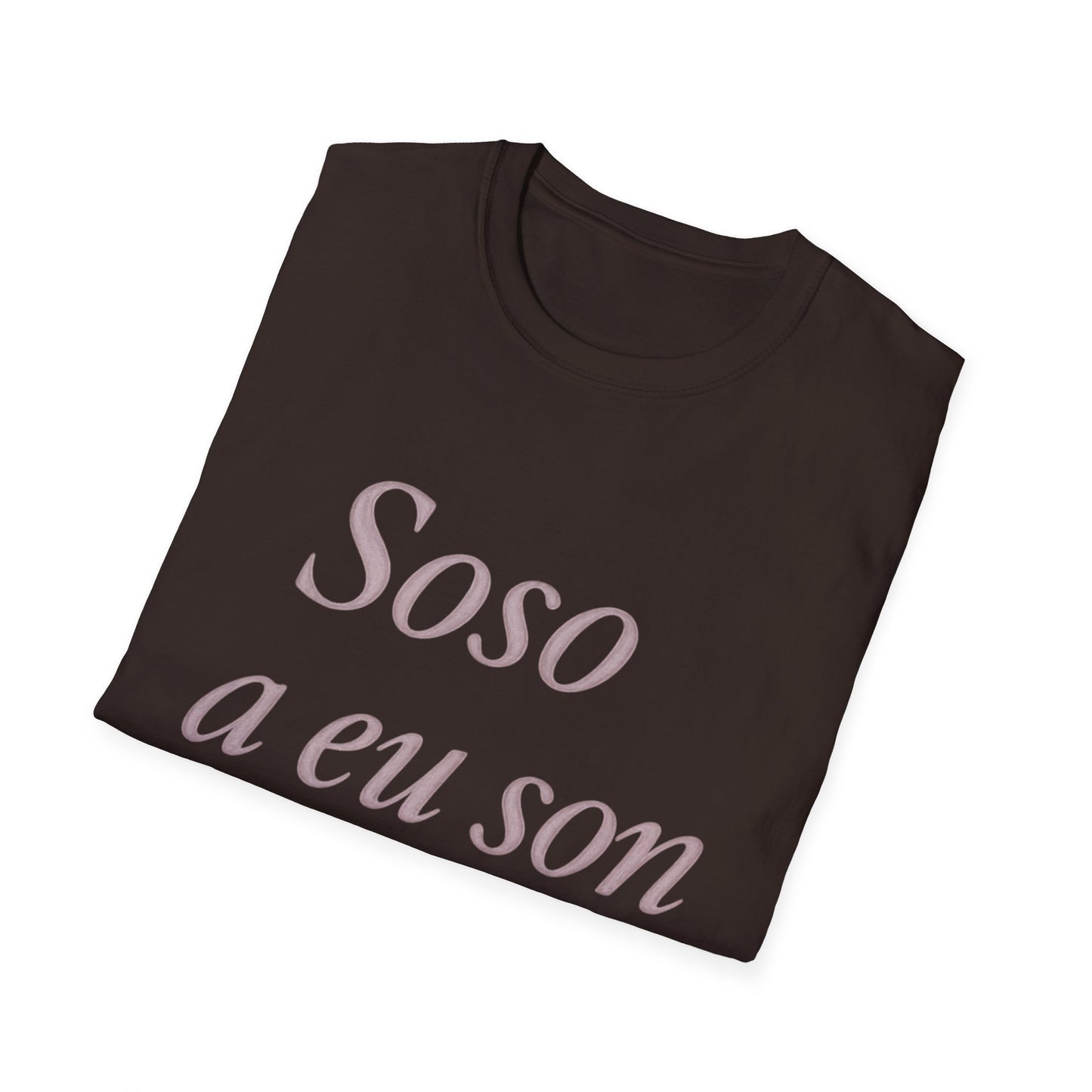 Soso a eu son bac T-Shirt | Casual Unisex Tee for Graduation, Celebrations, Birthdays, Everyday Wear, Gift Ideas