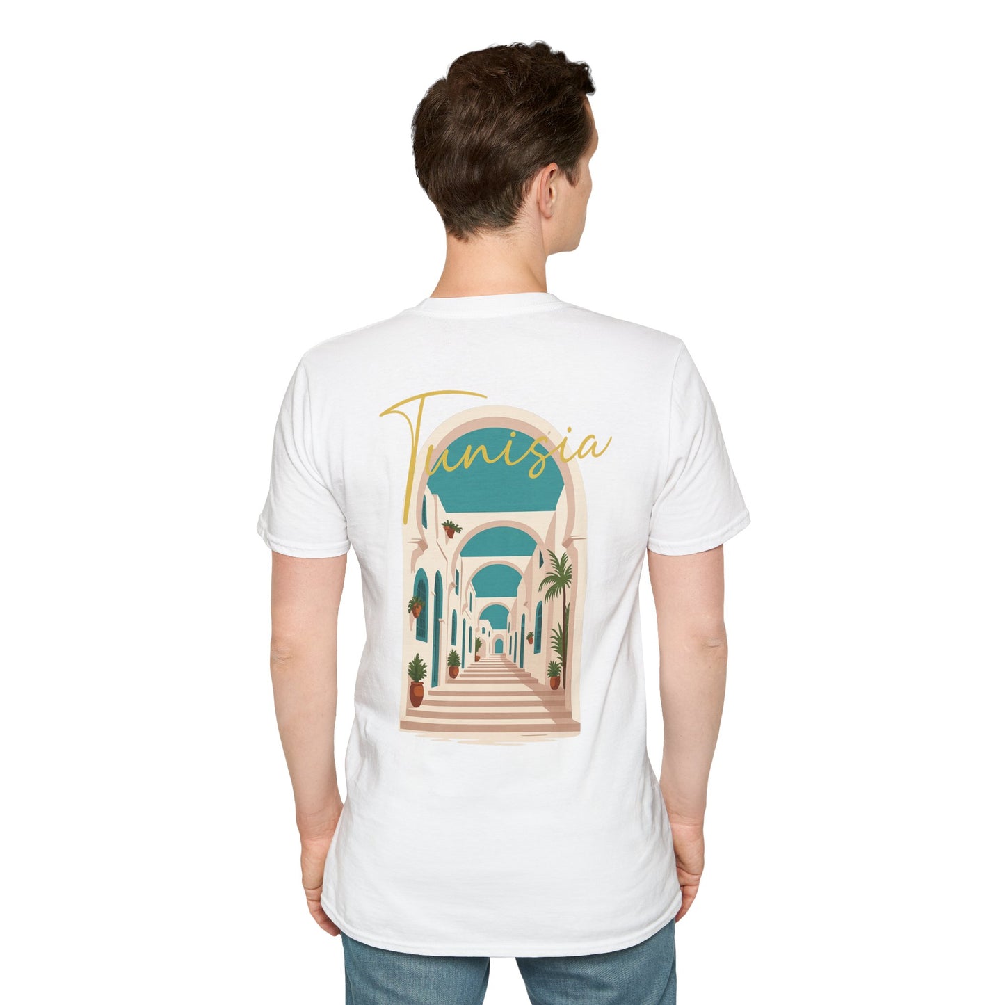 Tunisia Travel Vibes Unisex T-Shirt, Softstyle Tee for Adventurers, Perfect Gift for Travelers & Vacationers