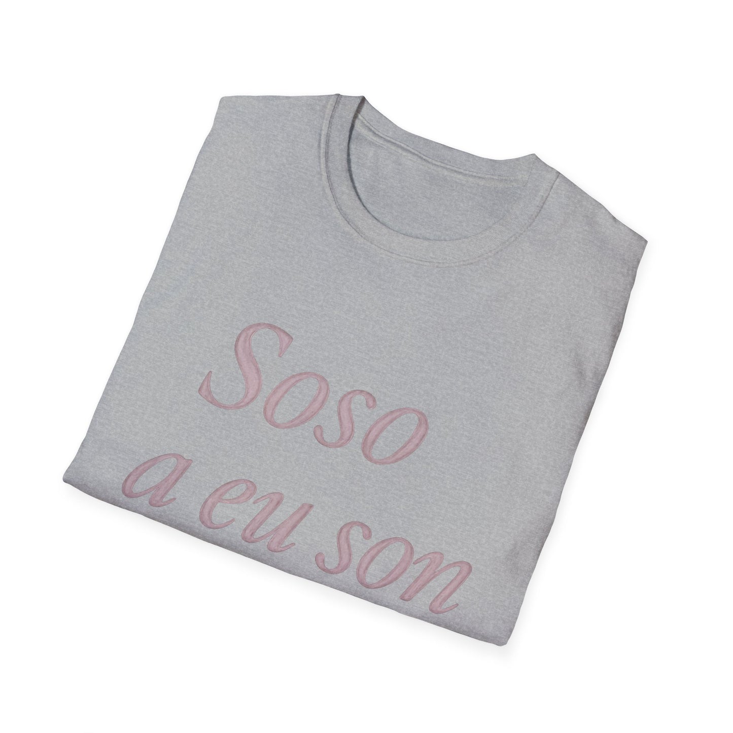 Soso a eu son bac T-Shirt | Casual Unisex Tee for Graduation, Celebrations, Birthdays, Everyday Wear, Gift Ideas