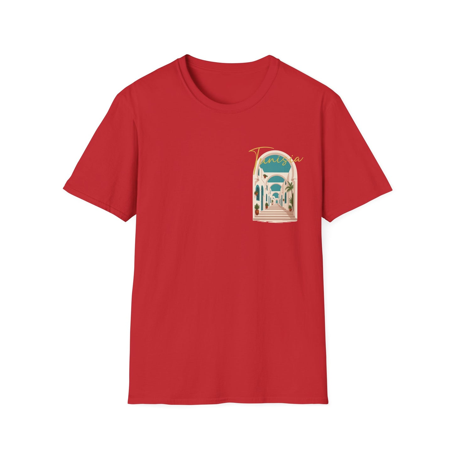 Tunisia Travel Vibes Unisex T-Shirt, Softstyle Tee for Adventurers, Perfect Gift for Travelers & Vacationers