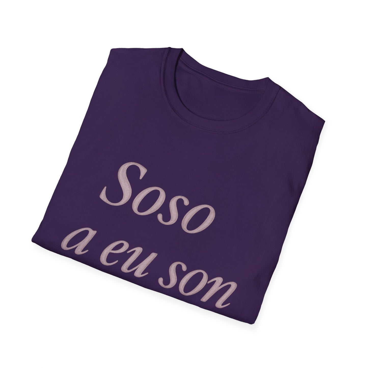 Soso a eu son bac T-Shirt | Casual Unisex Tee for Graduation, Celebrations, Birthdays, Everyday Wear, Gift Ideas