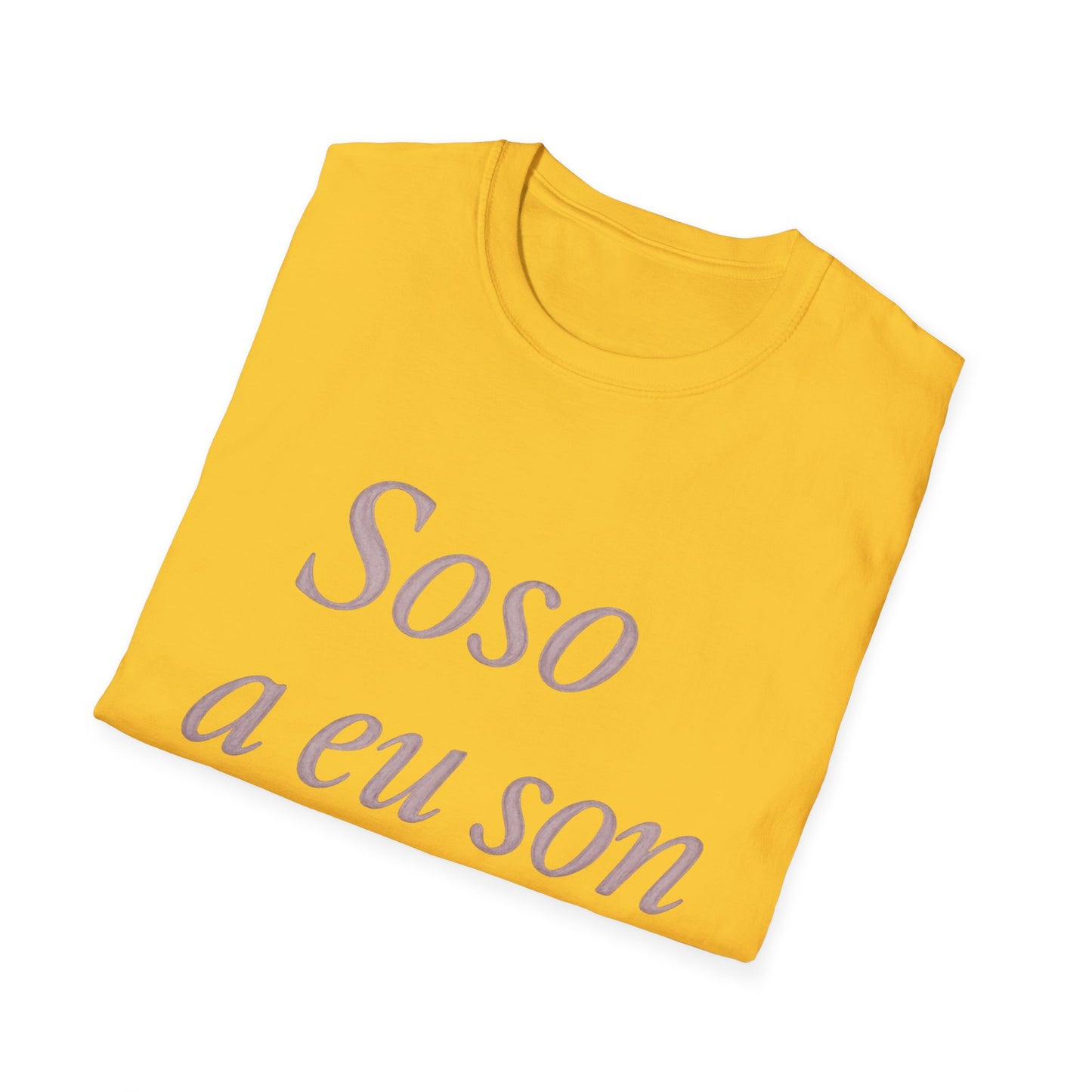 Soso a eu son bac T-Shirt | Casual Unisex Tee for Graduation, Celebrations, Birthdays, Everyday Wear, Gift Ideas