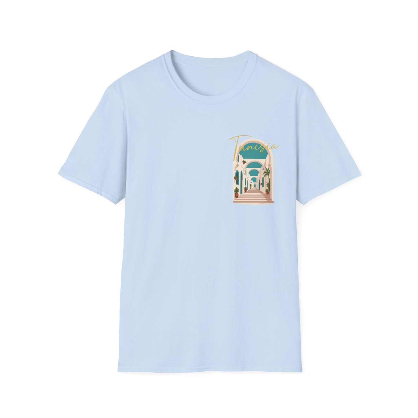 Tunisia Travel Vibes Unisex T-Shirt, Softstyle Tee for Adventurers, Perfect Gift for Travelers & Vacationers
