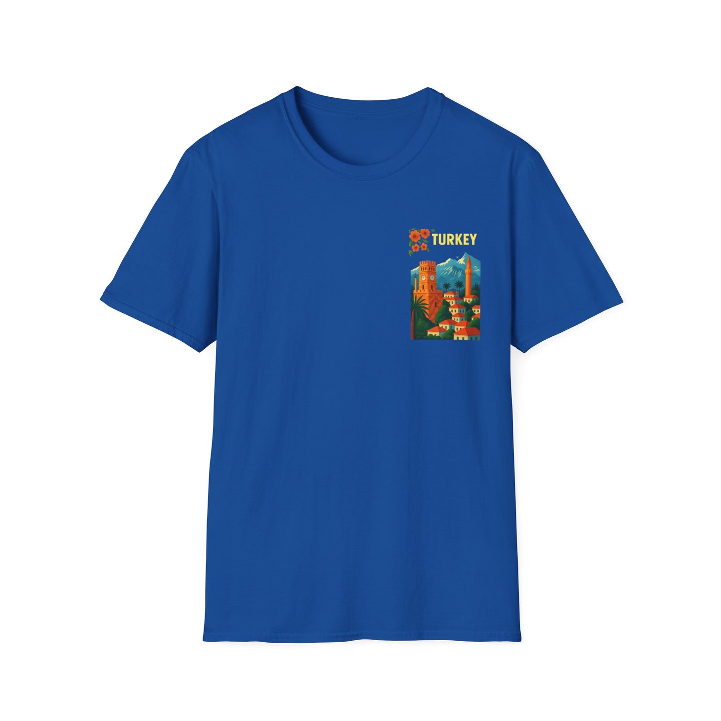vintage Turkey graphic t-shirt, travel shirt, summer outfit, gift for travelers, cultural apparel, unisex clothing