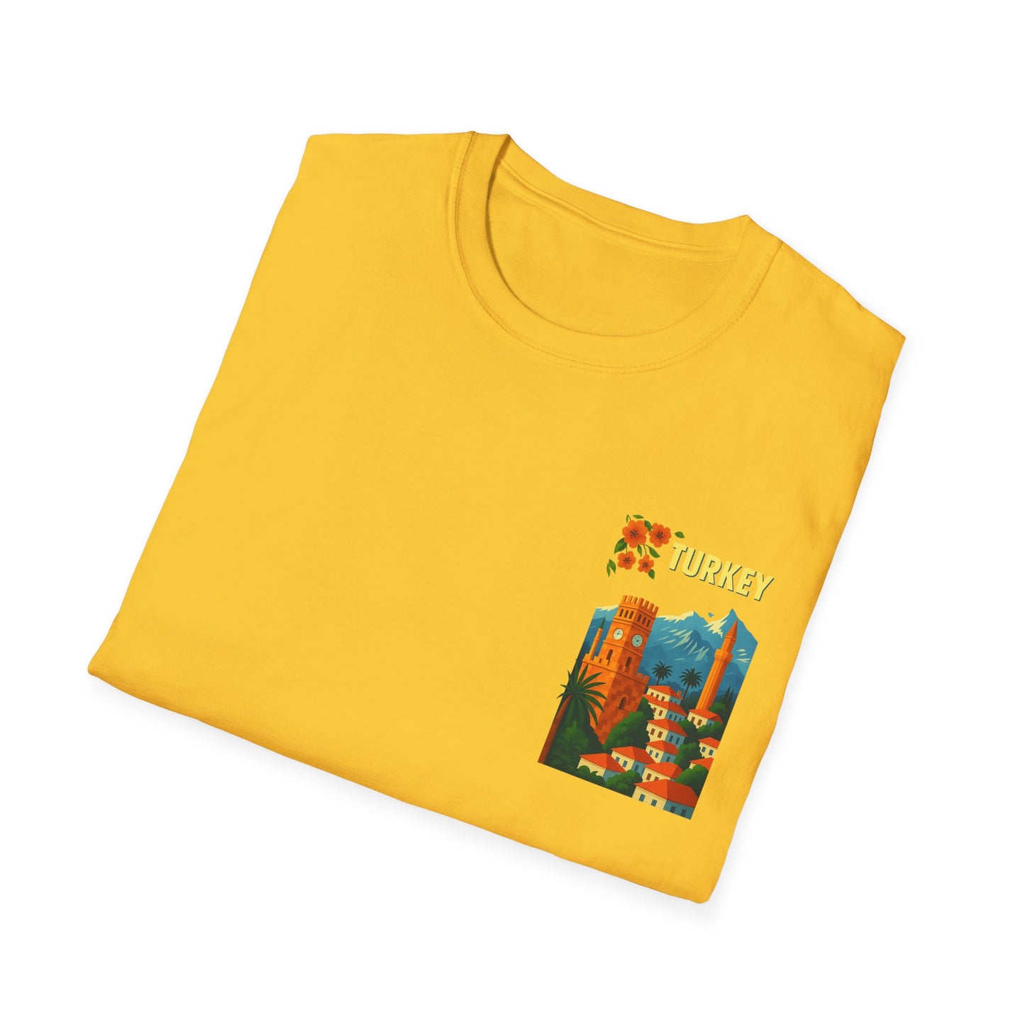 vintage Turkey graphic t-shirt, travel shirt, summer outfit, gift for travelers, cultural apparel, unisex clothing