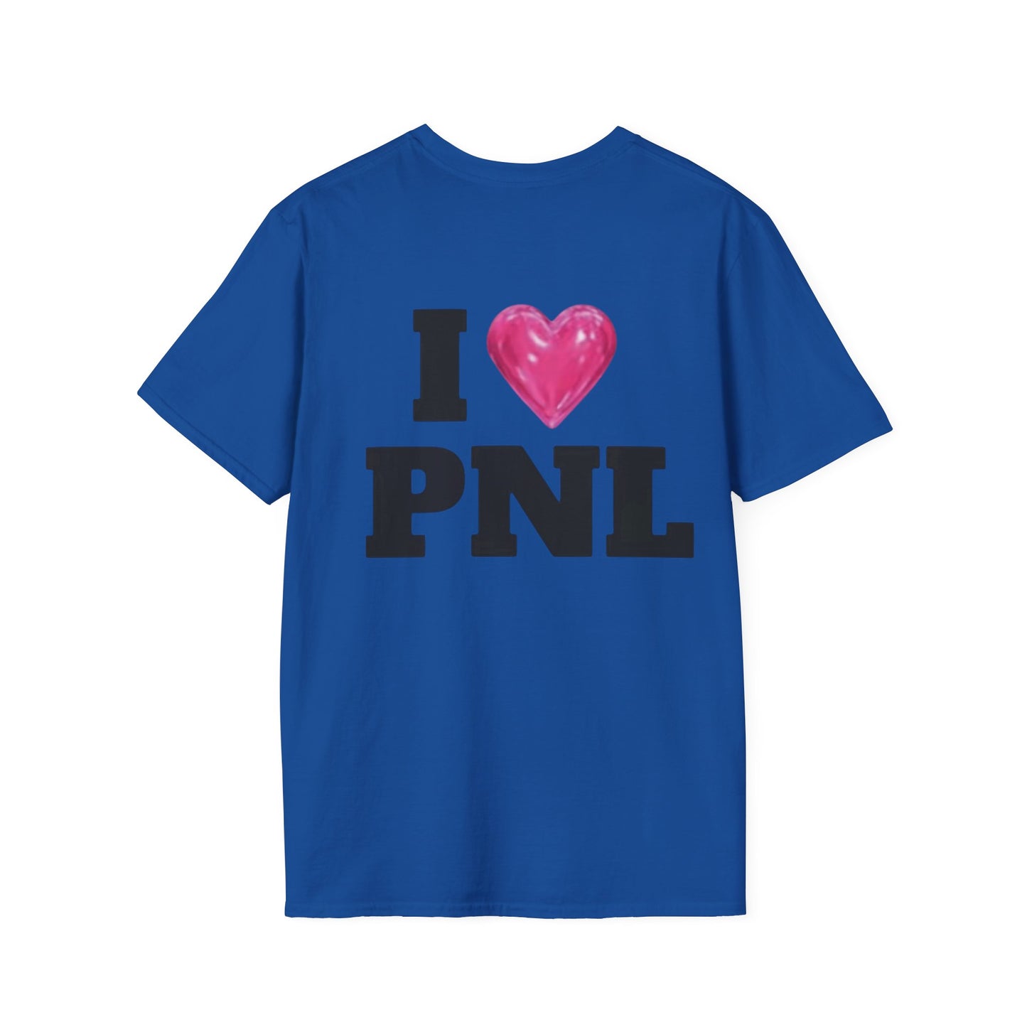 Unisex Softstyle T-Shirt with 'I  PNL' Design, Casual Wear for Music Lovers, Trendy Gift for Friends, Streetwear, Everyday Comfort