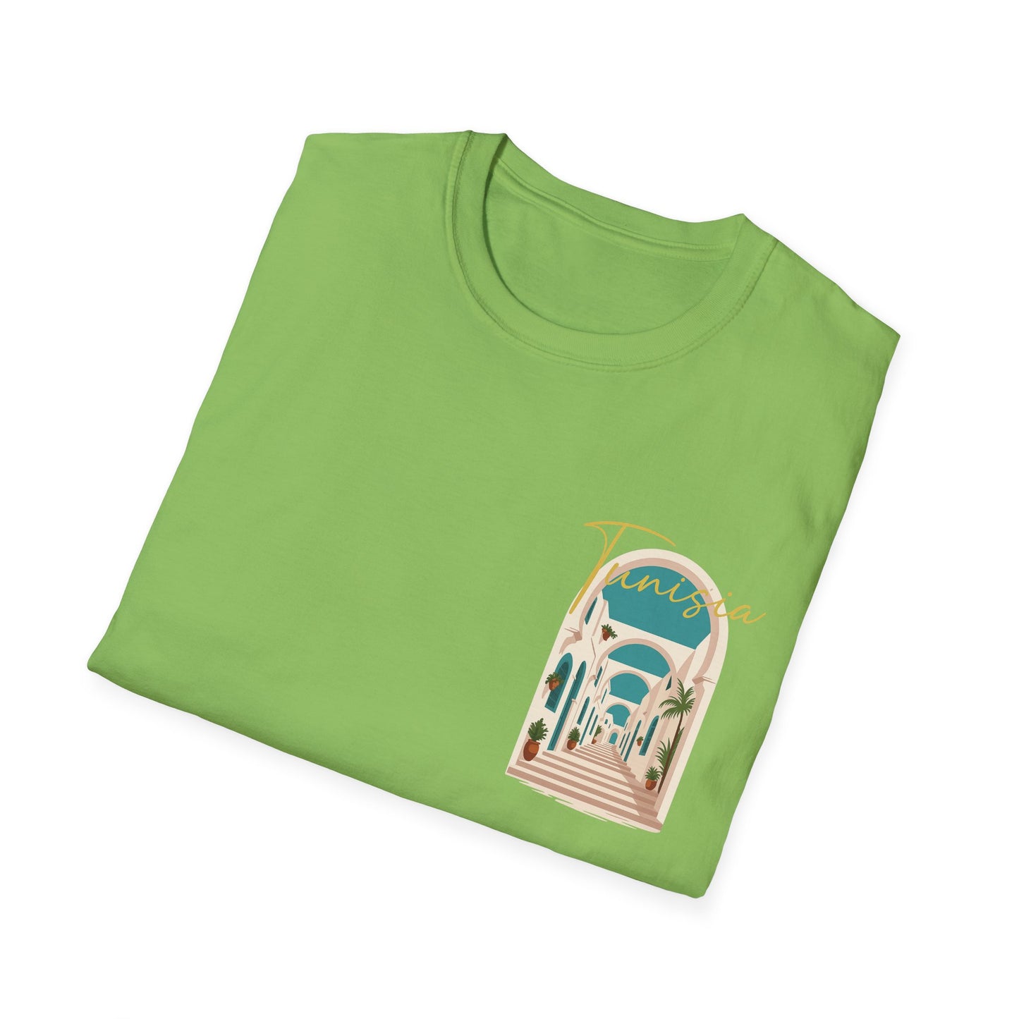 Tunisia Travel Vibes Unisex T-Shirt, Softstyle Tee for Adventurers, Perfect Gift for Travelers & Vacationers
