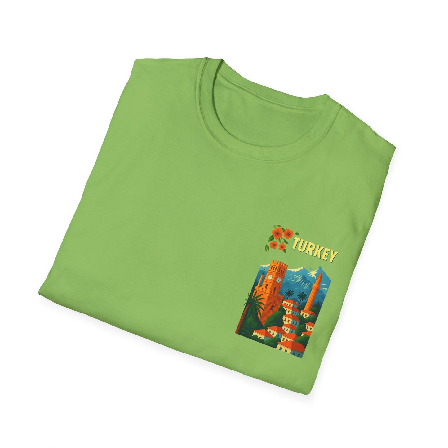 vintage Turkey graphic t-shirt, travel shirt, summer outfit, gift for travelers, cultural apparel, unisex clothing