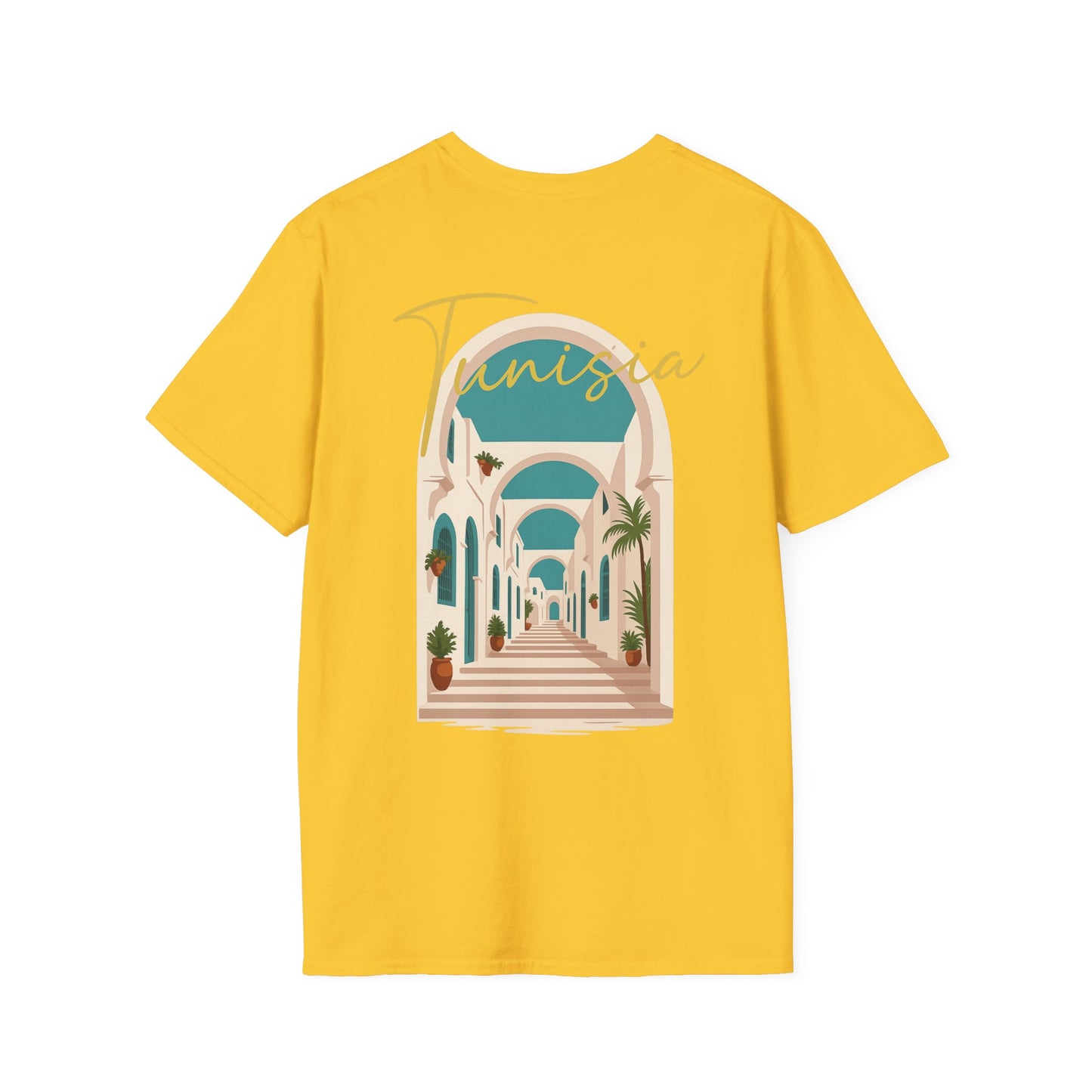 Tunisia Travel Vibes Unisex T-Shirt, Softstyle Tee for Adventurers, Perfect Gift for Travelers & Vacationers