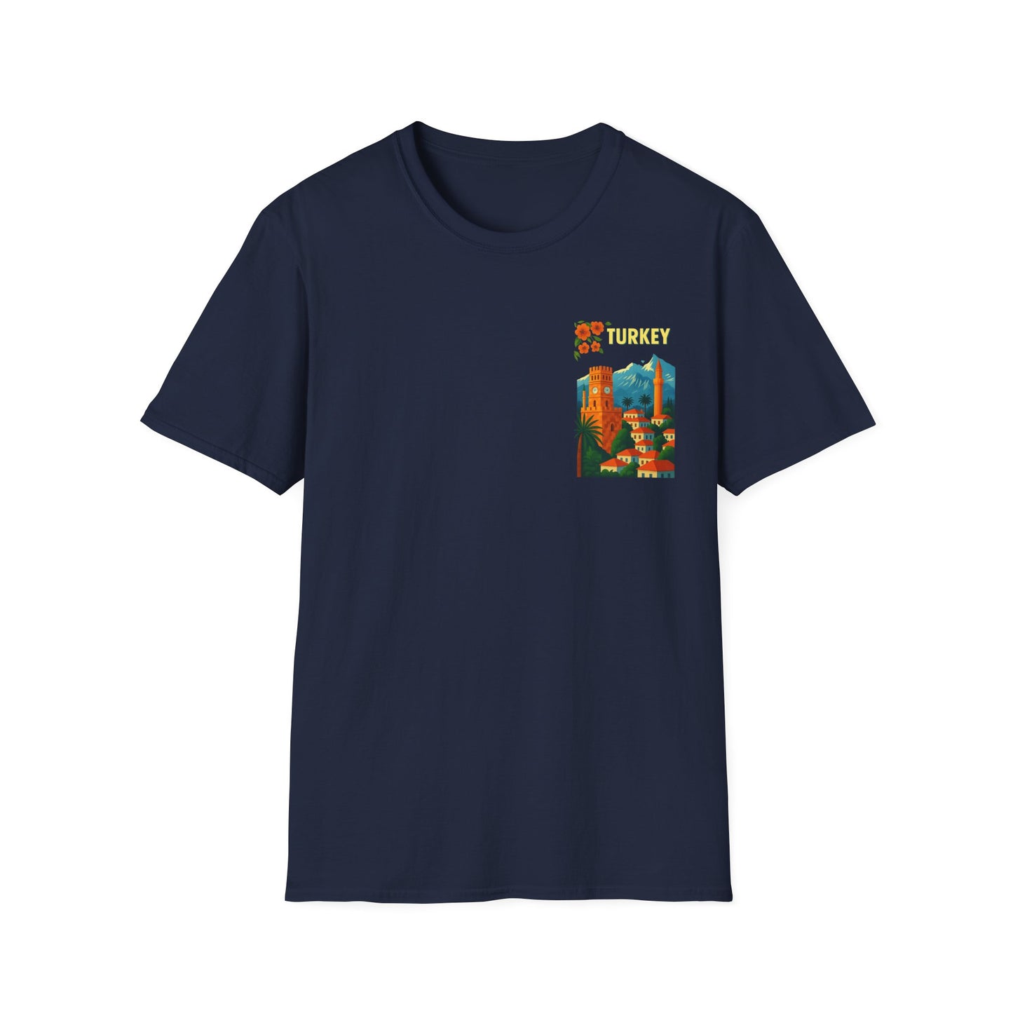 vintage Turkey graphic t-shirt, travel shirt, summer outfit, gift for travelers, cultural apparel, unisex clothing
