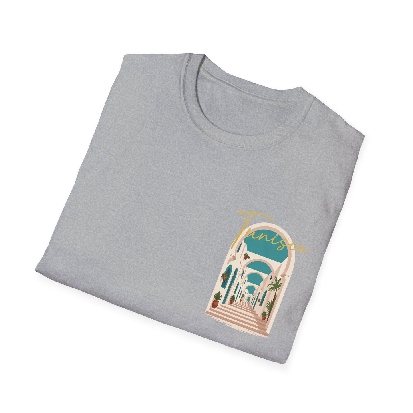 Tunisia Travel Vibes Unisex T-Shirt, Softstyle Tee for Adventurers, Perfect Gift for Travelers & Vacationers