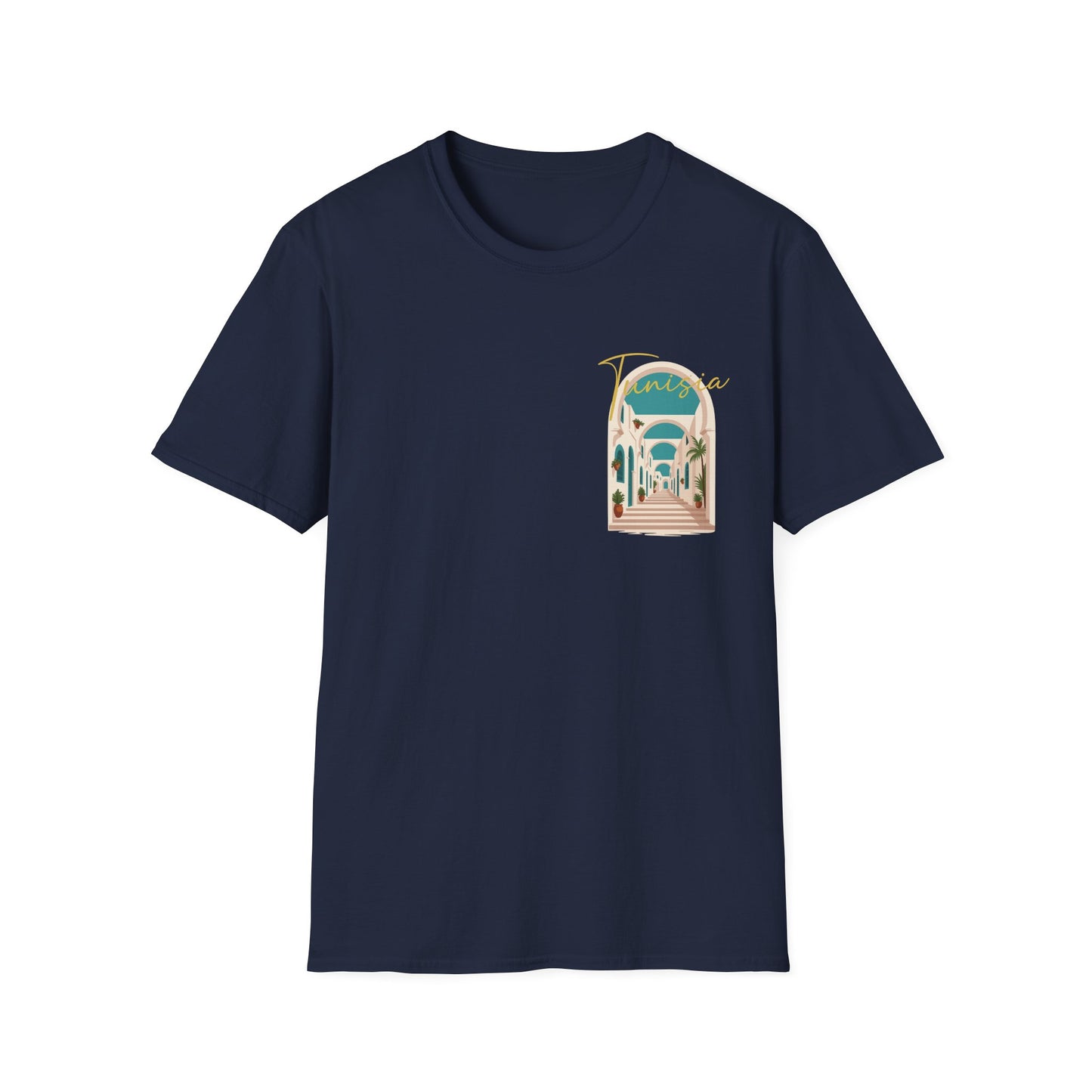Tunisia Travel Vibes Unisex T-Shirt, Softstyle Tee for Adventurers, Perfect Gift for Travelers & Vacationers