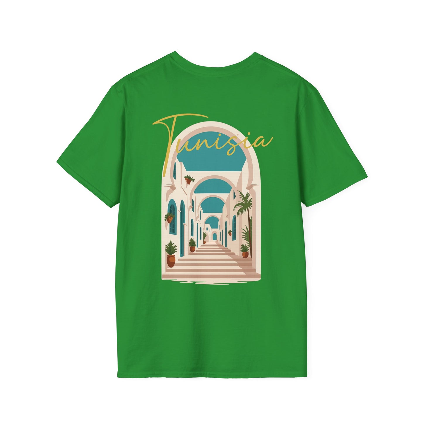 Tunisia Travel Vibes Unisex T-Shirt, Softstyle Tee for Adventurers, Perfect Gift for Travelers & Vacationers