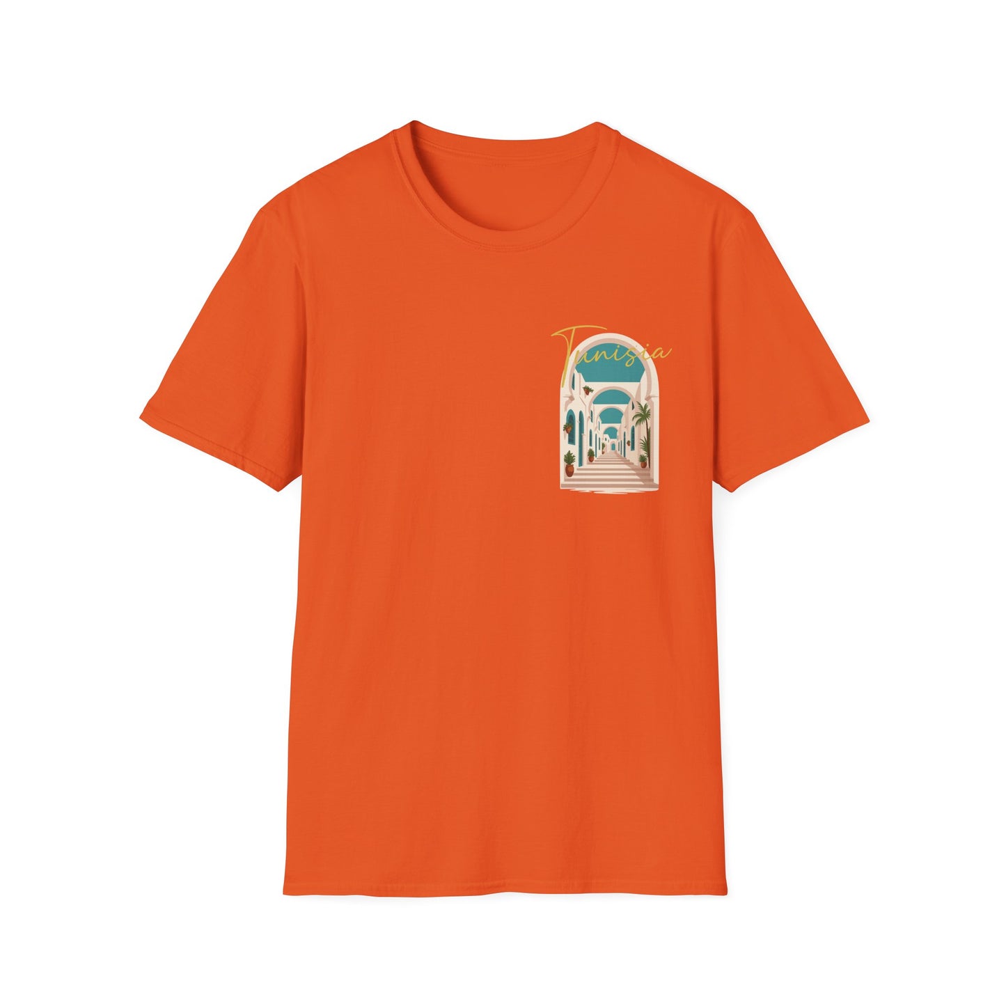 Tunisia Travel Vibes Unisex T-Shirt, Softstyle Tee for Adventurers, Perfect Gift for Travelers & Vacationers