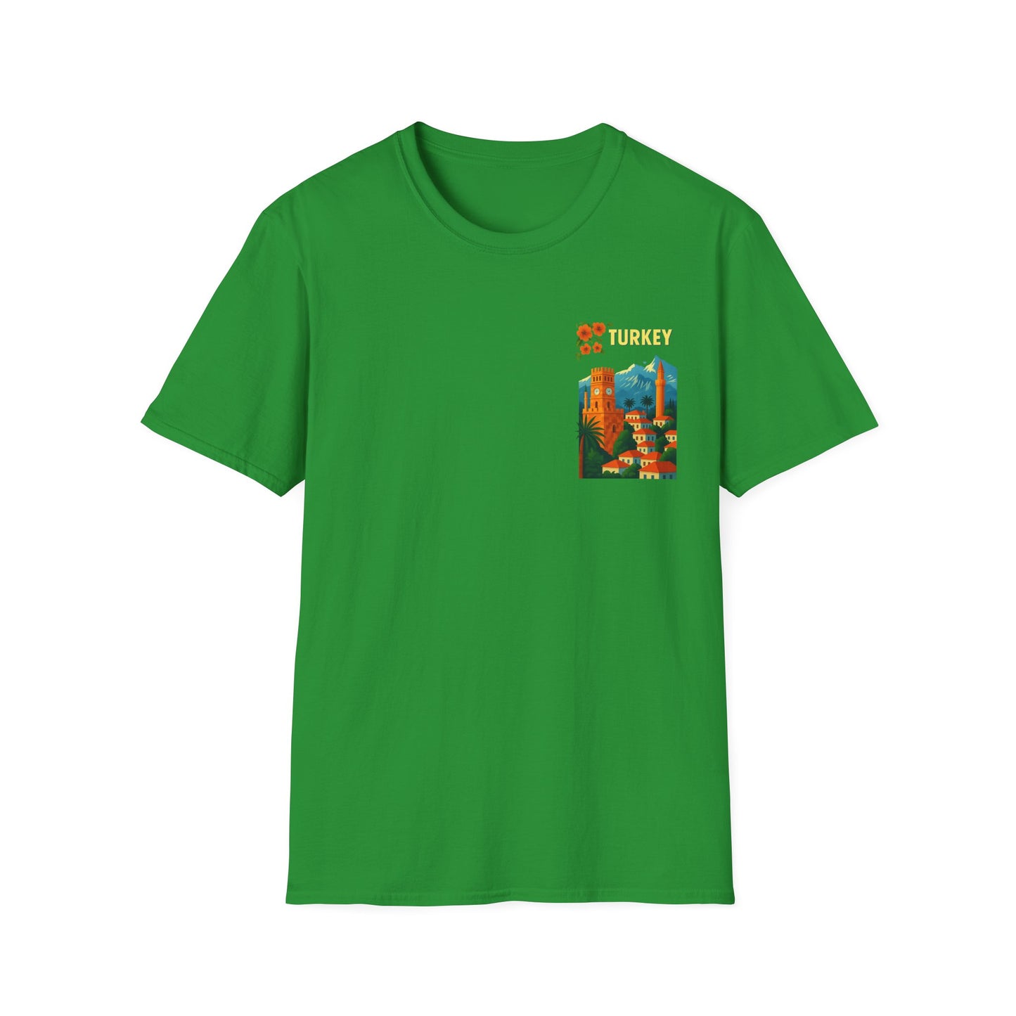 vintage Turkey graphic t-shirt, travel shirt, summer outfit, gift for travelers, cultural apparel, unisex clothing