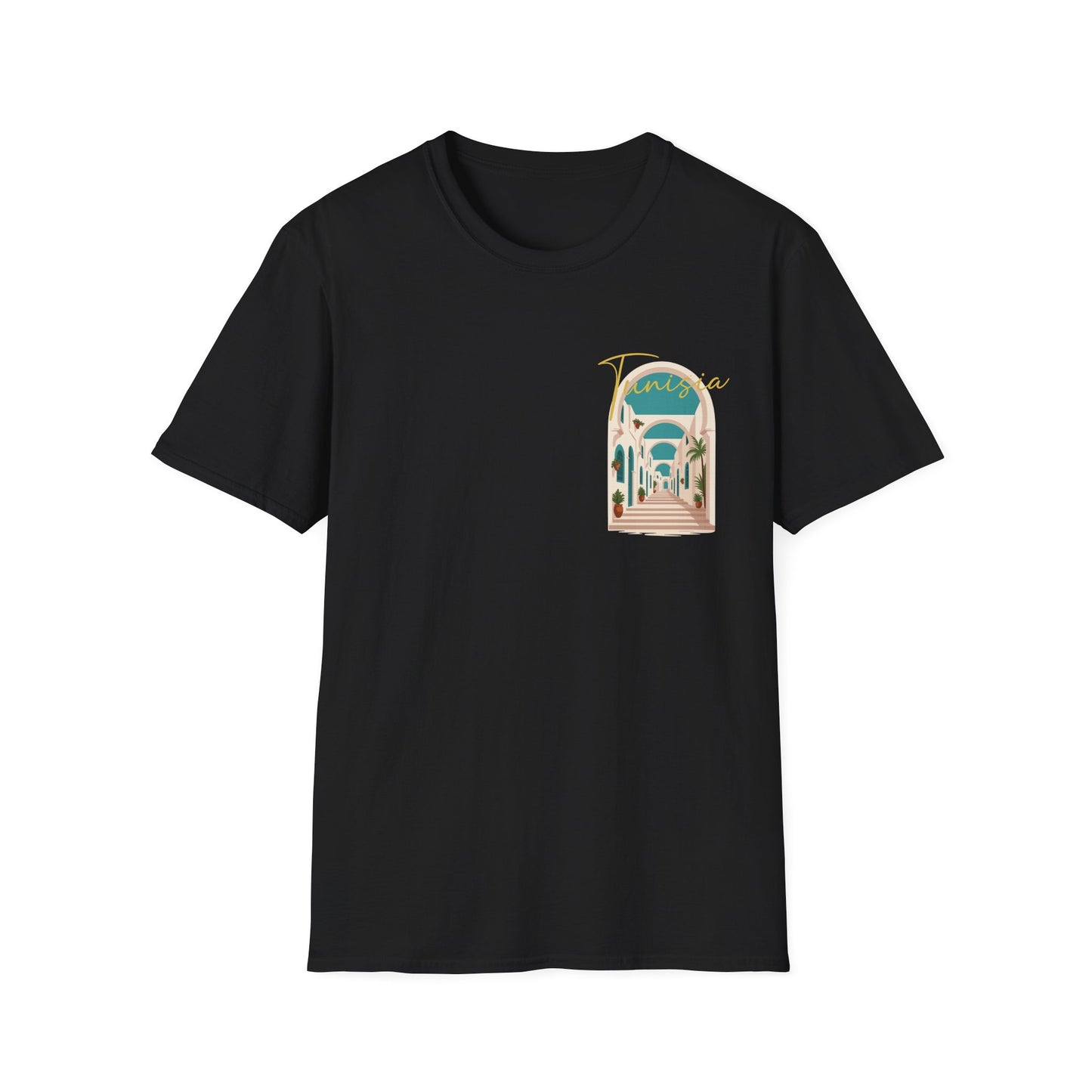 Tunisia Travel Vibes Unisex T-Shirt, Softstyle Tee for Adventurers, Perfect Gift for Travelers & Vacationers