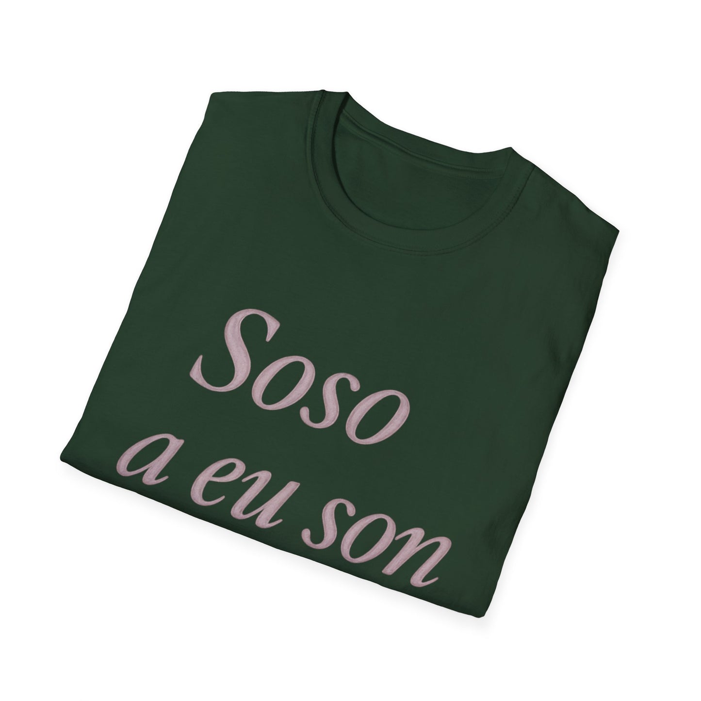 Soso a eu son bac T-Shirt | Casual Unisex Tee for Graduation, Celebrations, Birthdays, Everyday Wear, Gift Ideas
