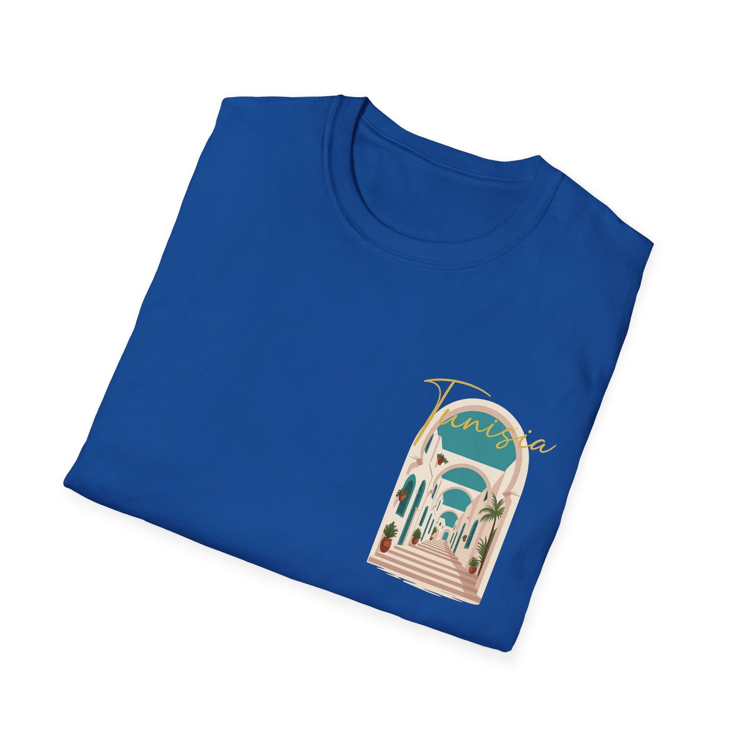Tunisia Travel Vibes Unisex T-Shirt, Softstyle Tee for Adventurers, Perfect Gift for Travelers & Vacationers