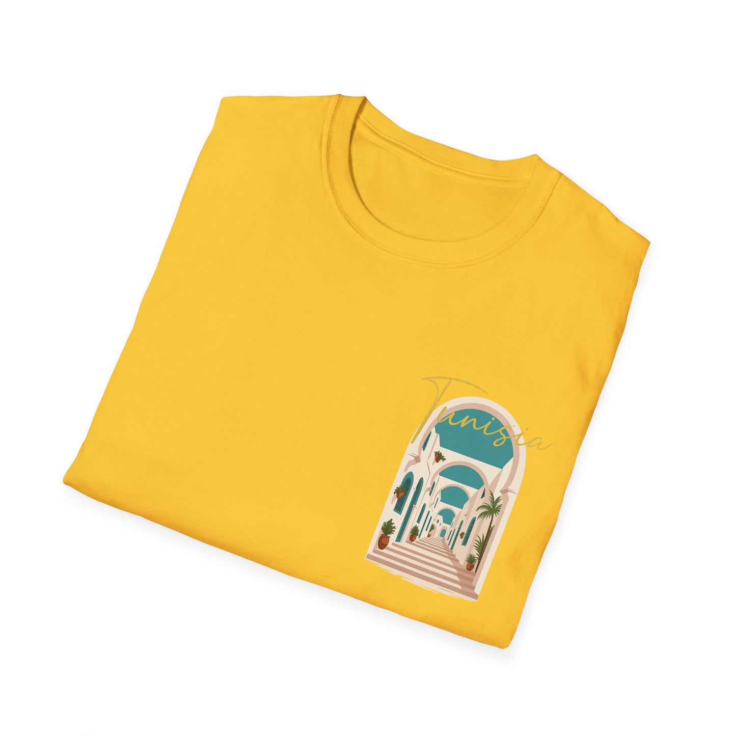 Tunisia Travel Vibes Unisex T-Shirt, Softstyle Tee for Adventurers, Perfect Gift for Travelers & Vacationers