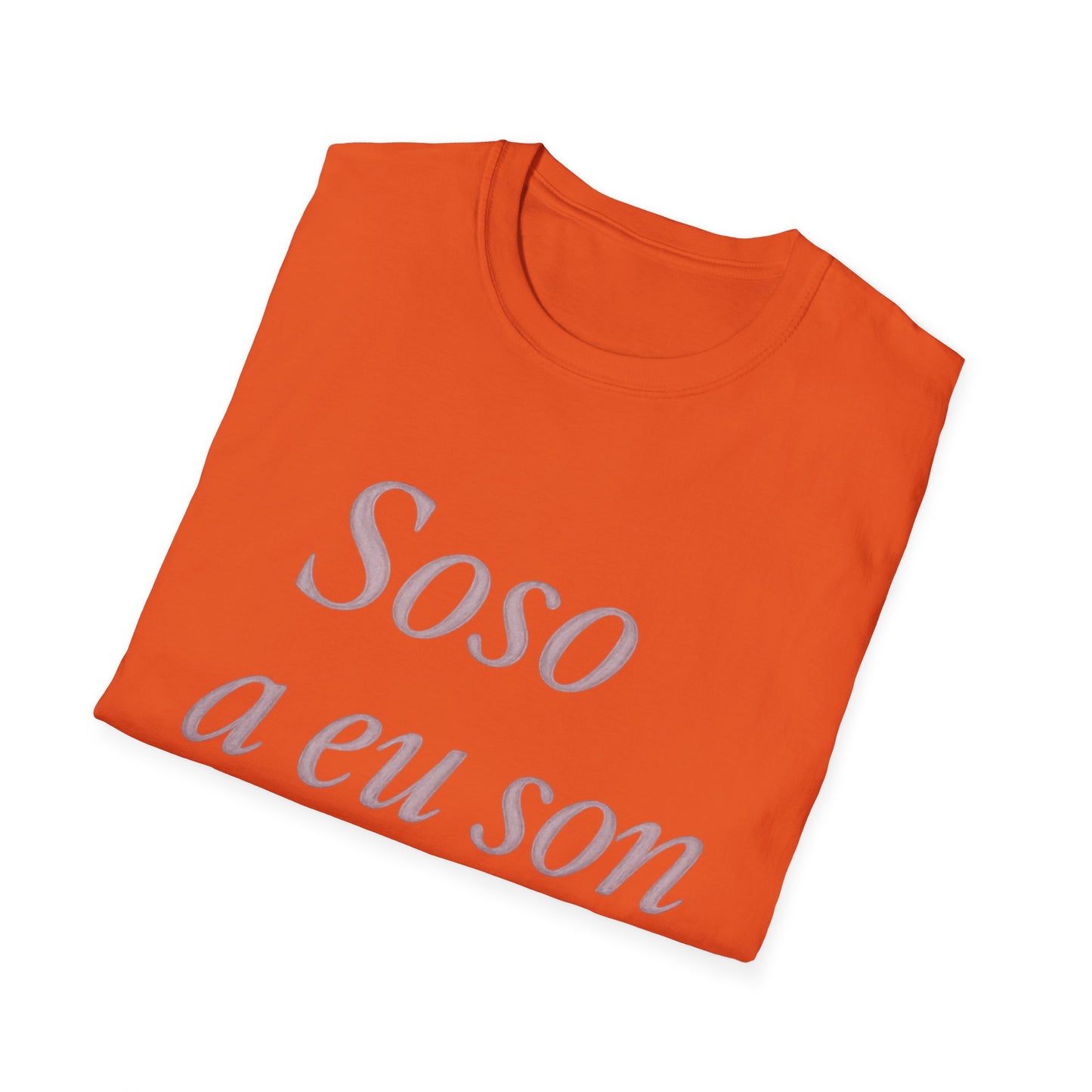 Soso a eu son bac T-Shirt | Casual Unisex Tee for Graduation, Celebrations, Birthdays, Everyday Wear, Gift Ideas