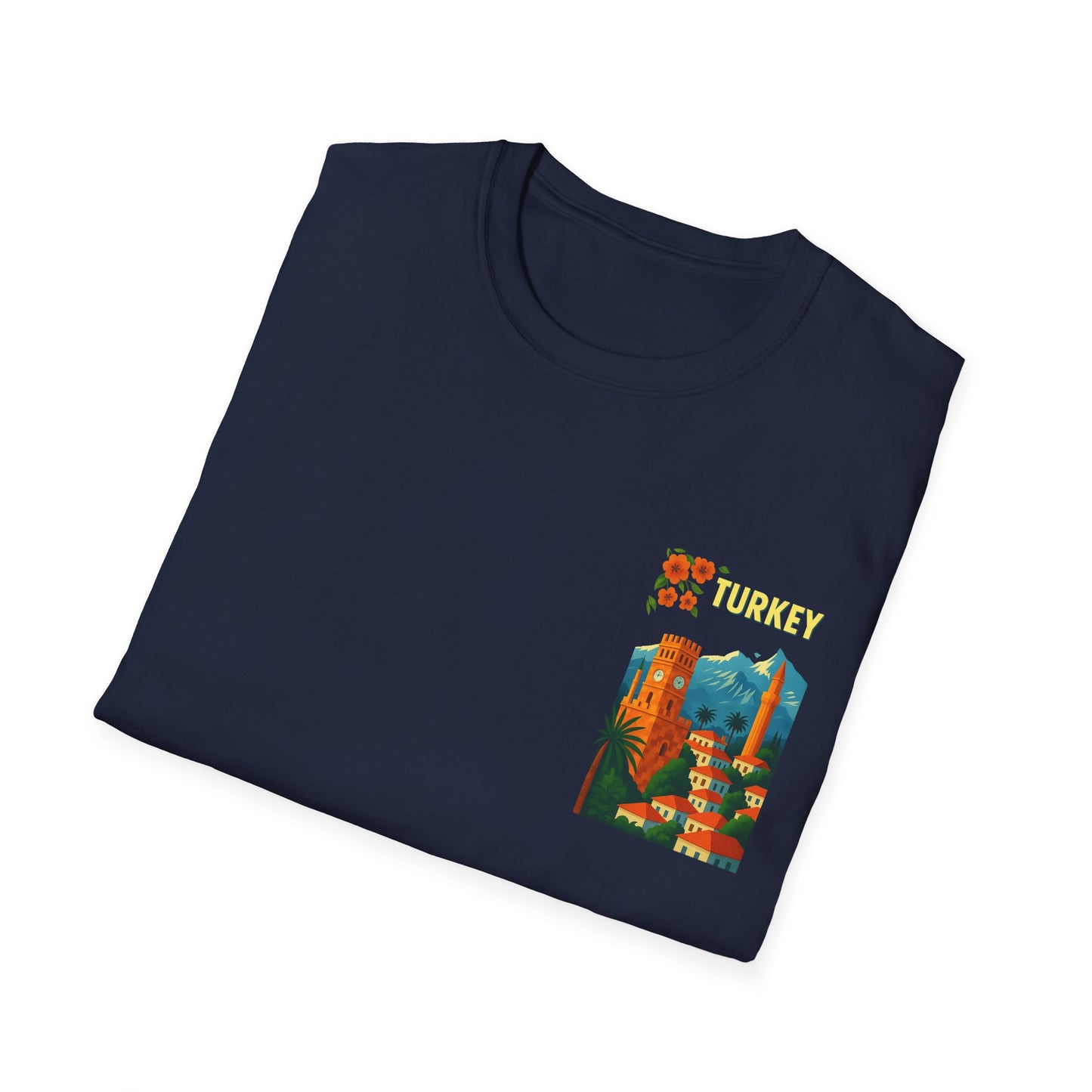 vintage Turkey graphic t-shirt, travel shirt, summer outfit, gift for travelers, cultural apparel, unisex clothing