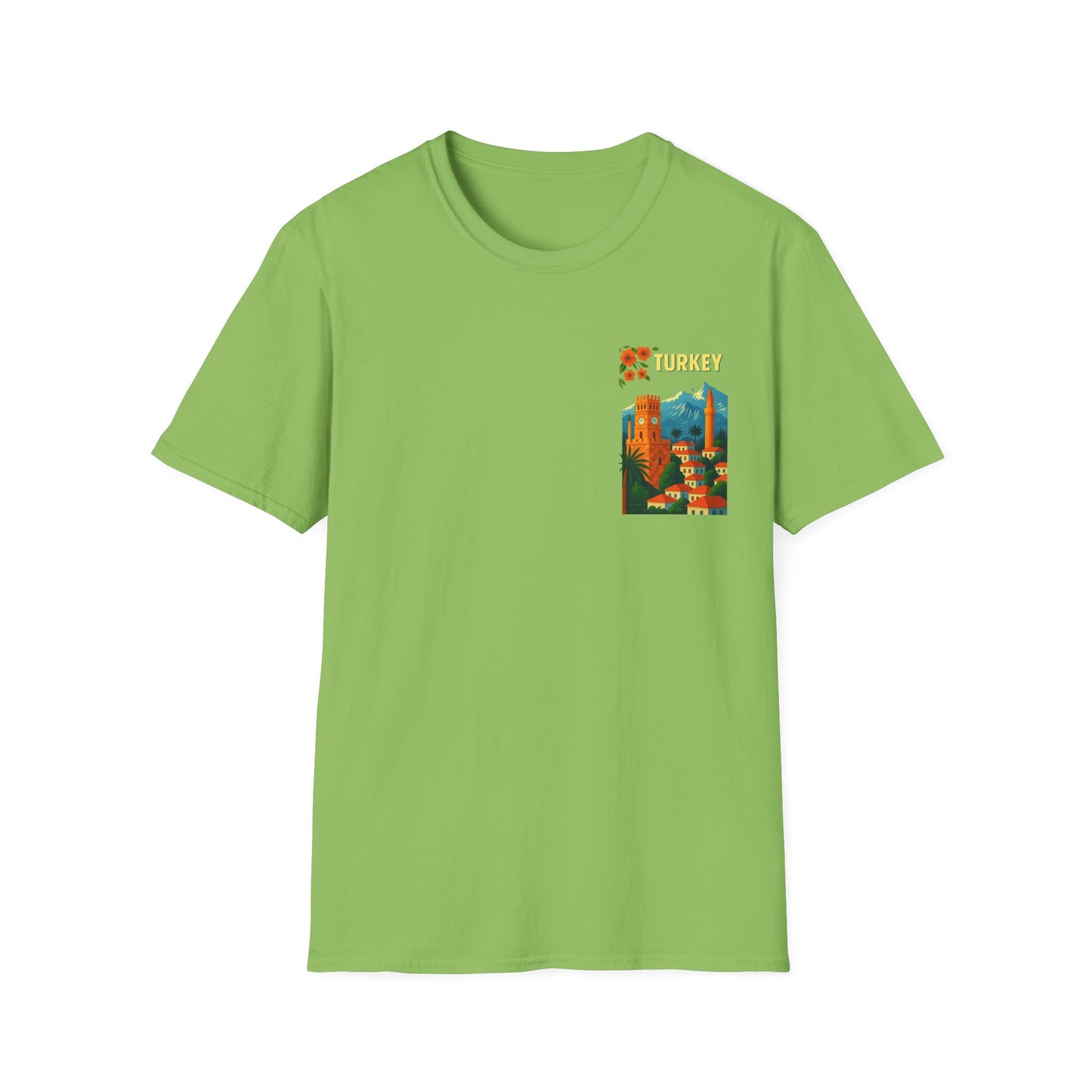 vintage Turkey graphic t-shirt, travel shirt, summer outfit, gift for travelers, cultural apparel, unisex clothing