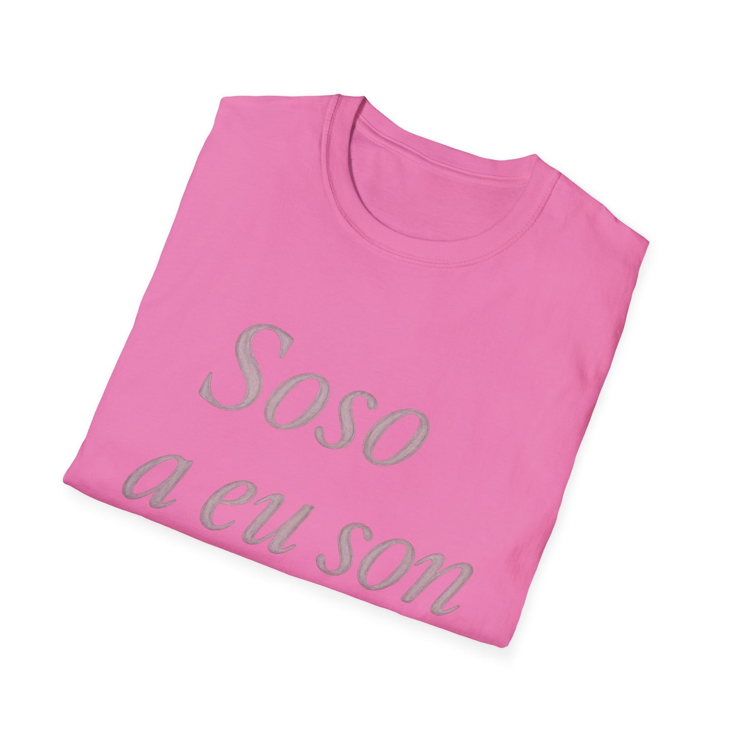 Soso a eu son bac T-Shirt | Casual Unisex Tee for Graduation, Celebrations, Birthdays, Everyday Wear, Gift Ideas