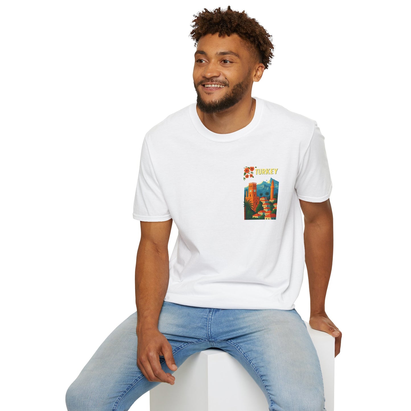 vintage Turkey graphic t-shirt, travel shirt, summer outfit, gift for travelers, cultural apparel, unisex clothing