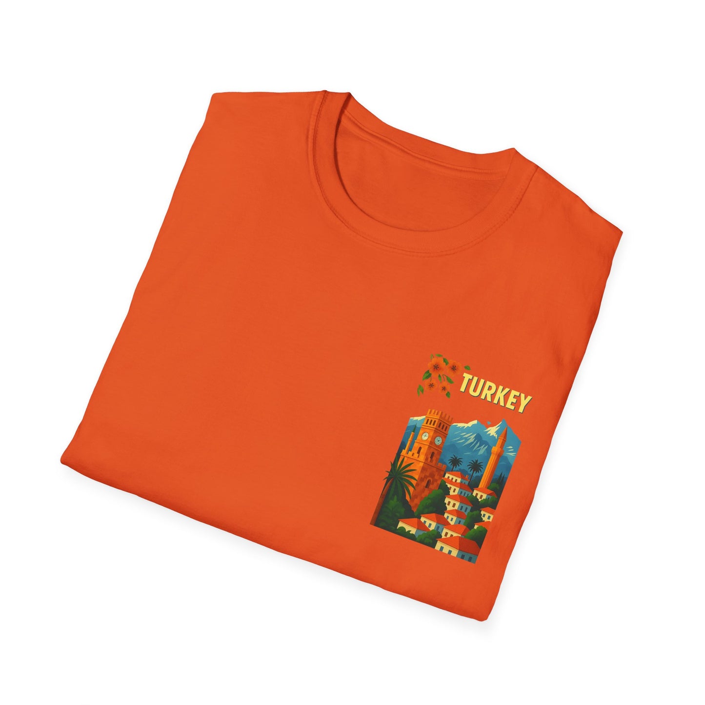 vintage Turkey graphic t-shirt, travel shirt, summer outfit, gift for travelers, cultural apparel, unisex clothing