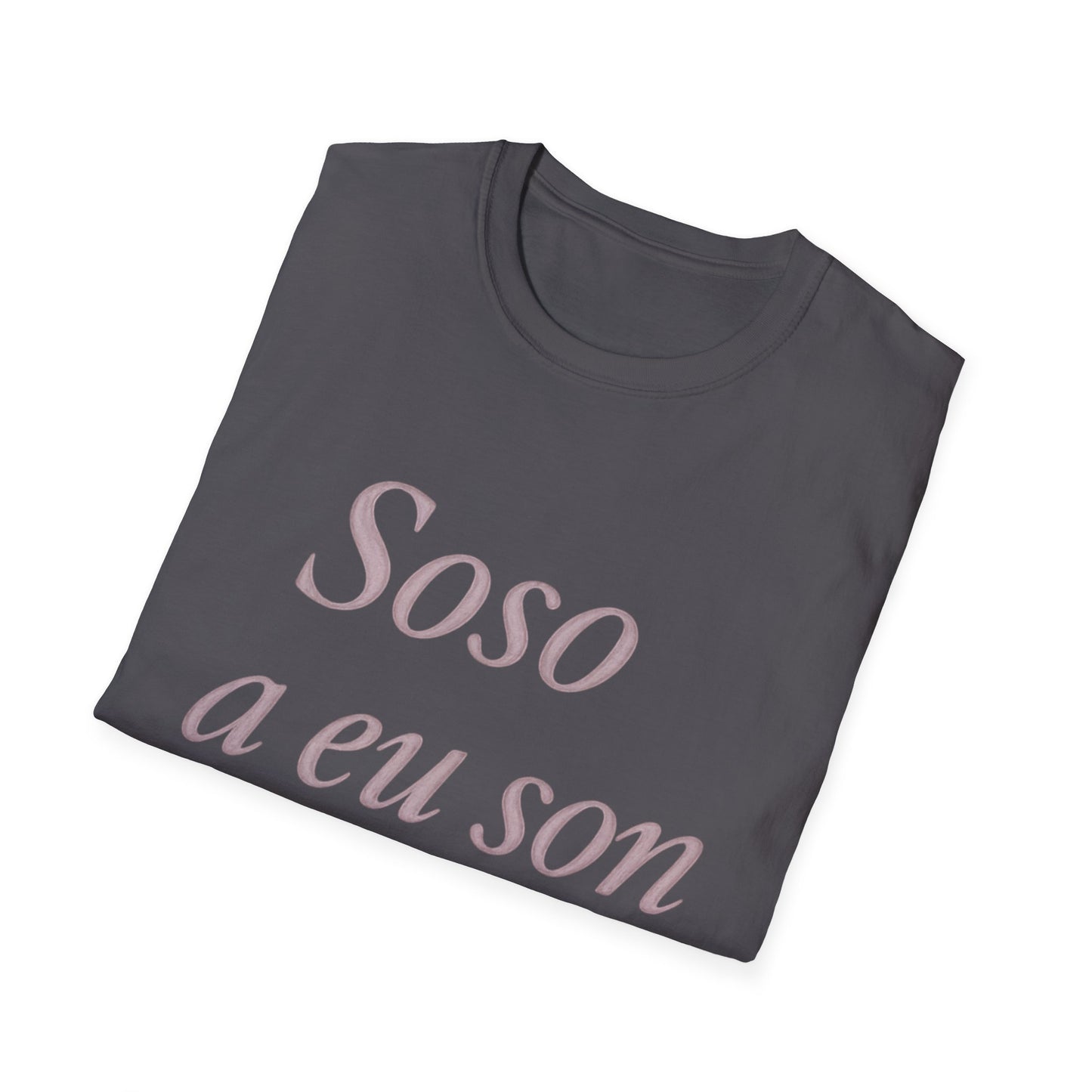 Soso a eu son bac T-Shirt | Casual Unisex Tee for Graduation, Celebrations, Birthdays, Everyday Wear, Gift Ideas