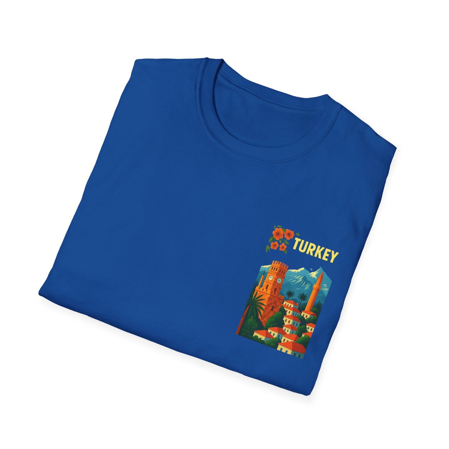 vintage Turkey graphic t-shirt, travel shirt, summer outfit, gift for travelers, cultural apparel, unisex clothing