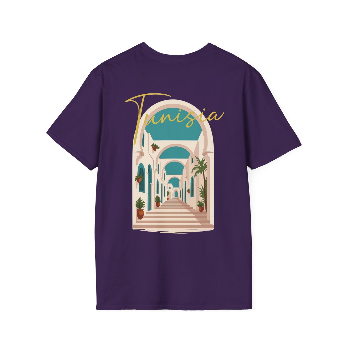 Tunisia Travel Vibes Unisex T-Shirt, Softstyle Tee for Adventurers, Perfect Gift for Travelers & Vacationers