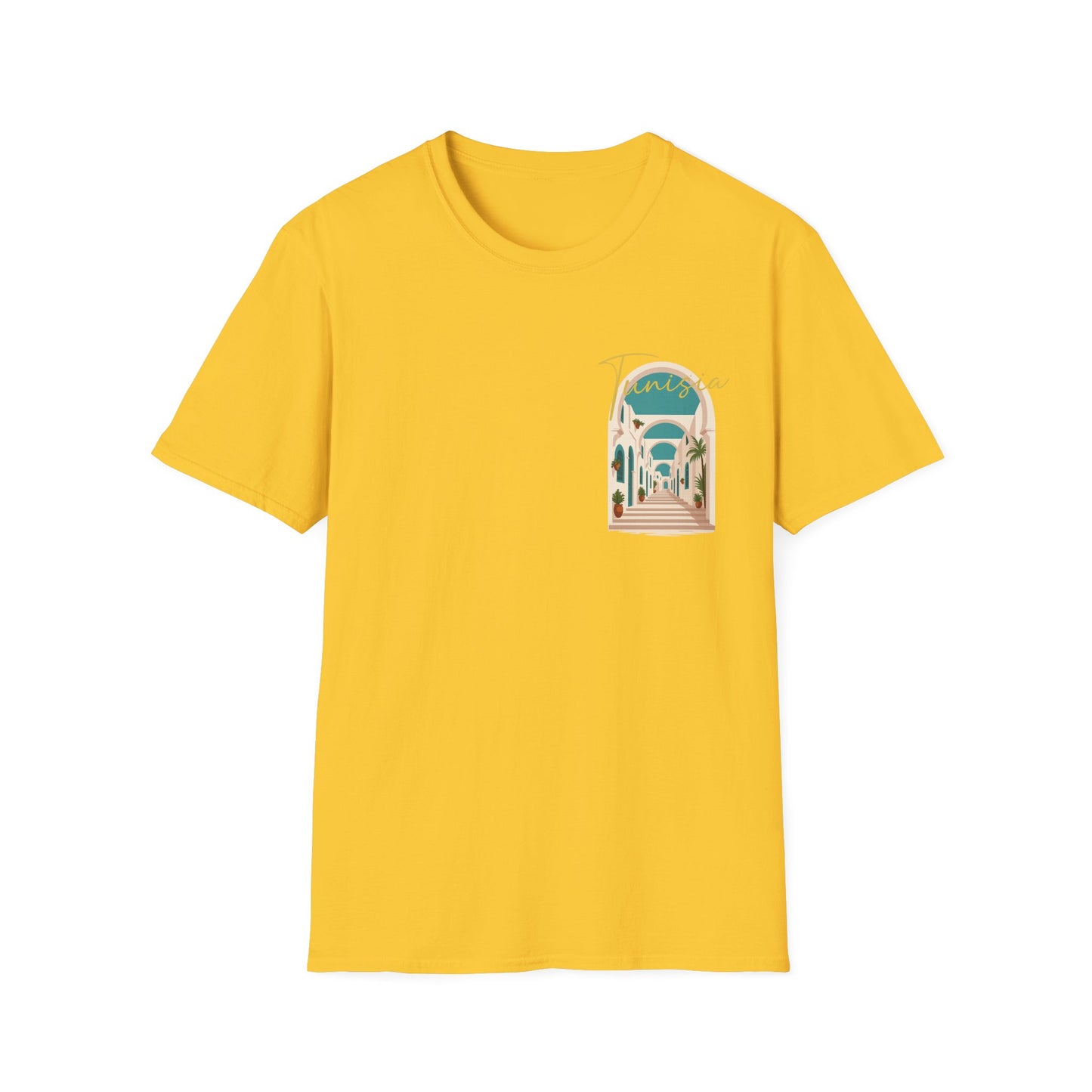 Tunisia Travel Vibes Unisex T-Shirt, Softstyle Tee for Adventurers, Perfect Gift for Travelers & Vacationers