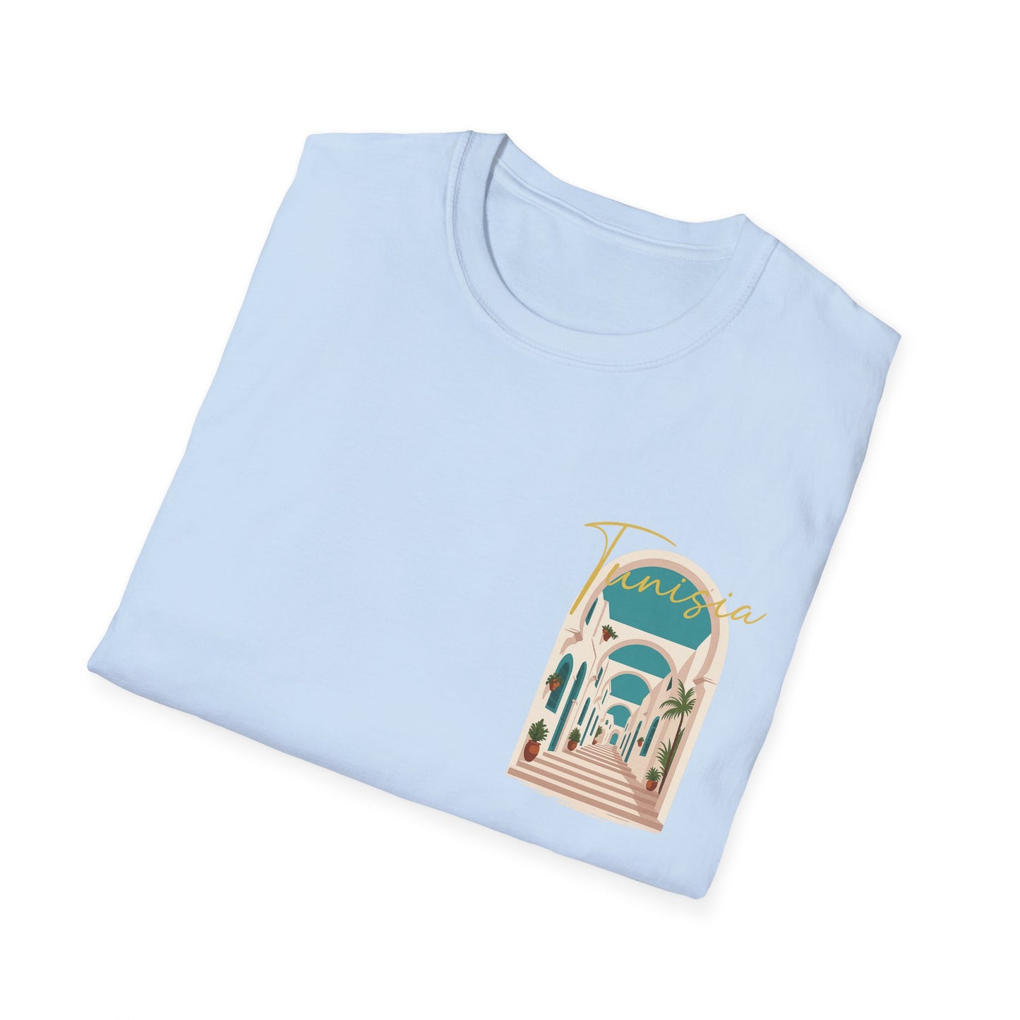Tunisia Travel Vibes Unisex T-Shirt, Softstyle Tee for Adventurers, Perfect Gift for Travelers & Vacationers