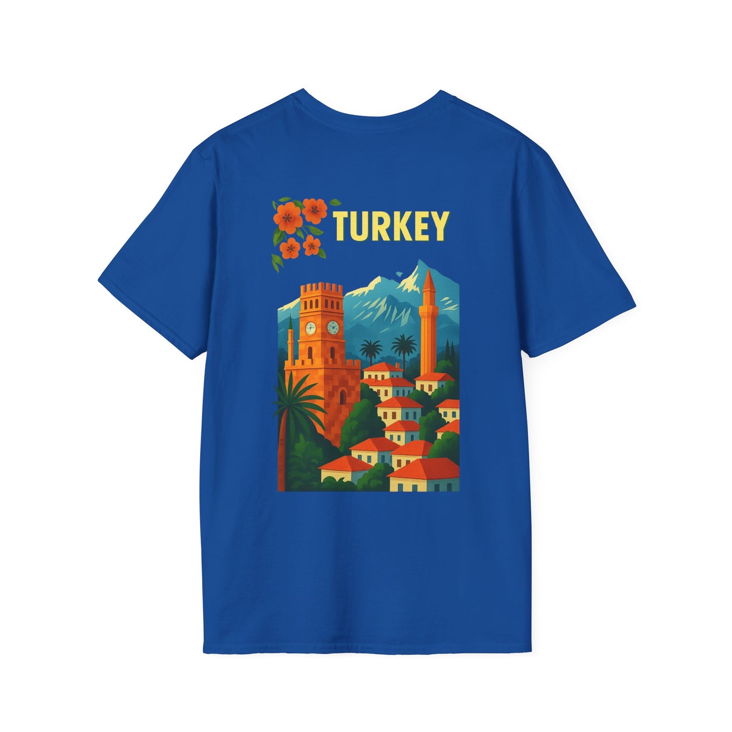vintage Turkey graphic t-shirt, travel shirt, summer outfit, gift for travelers, cultural apparel, unisex clothing