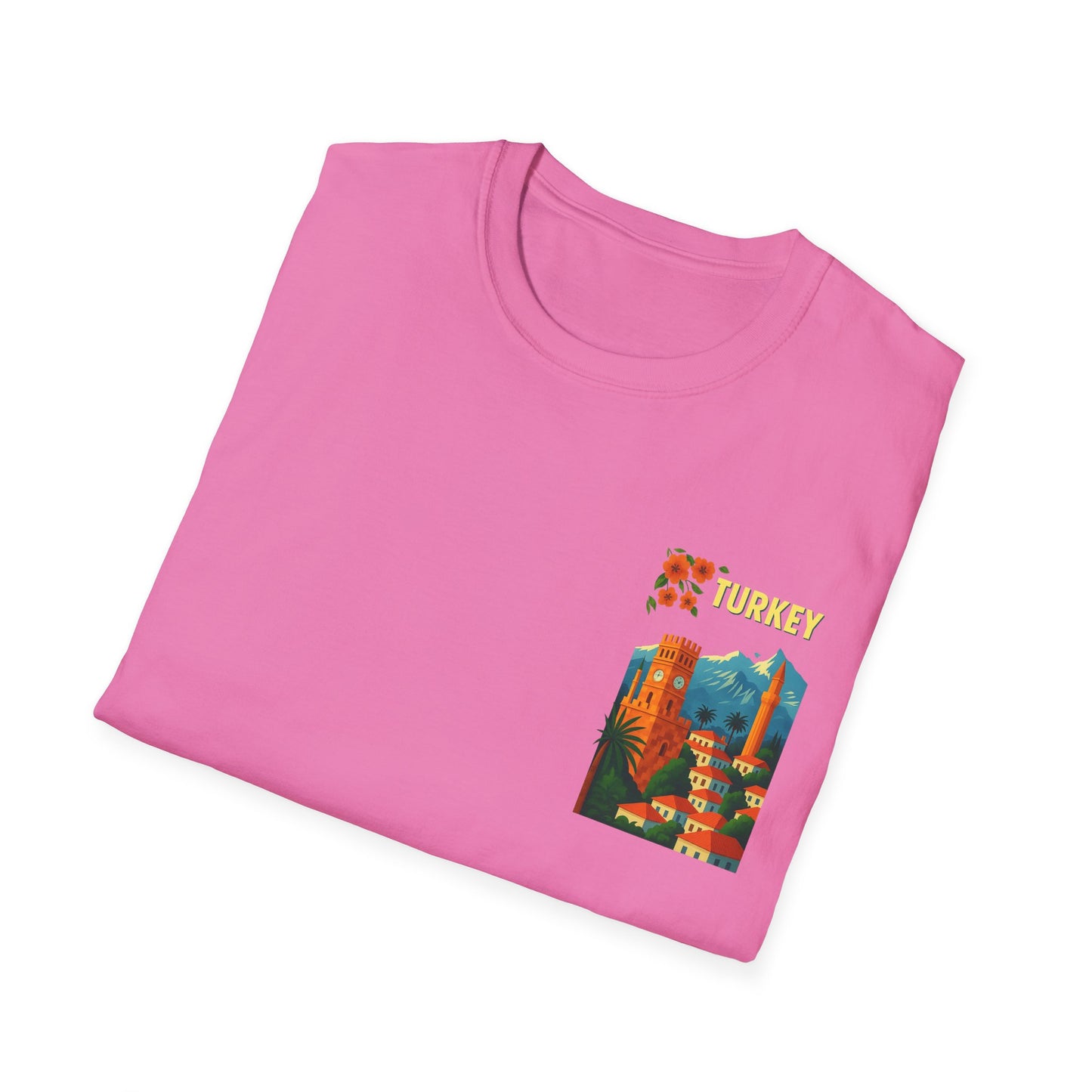 vintage Turkey graphic t-shirt, travel shirt, summer outfit, gift for travelers, cultural apparel, unisex clothing