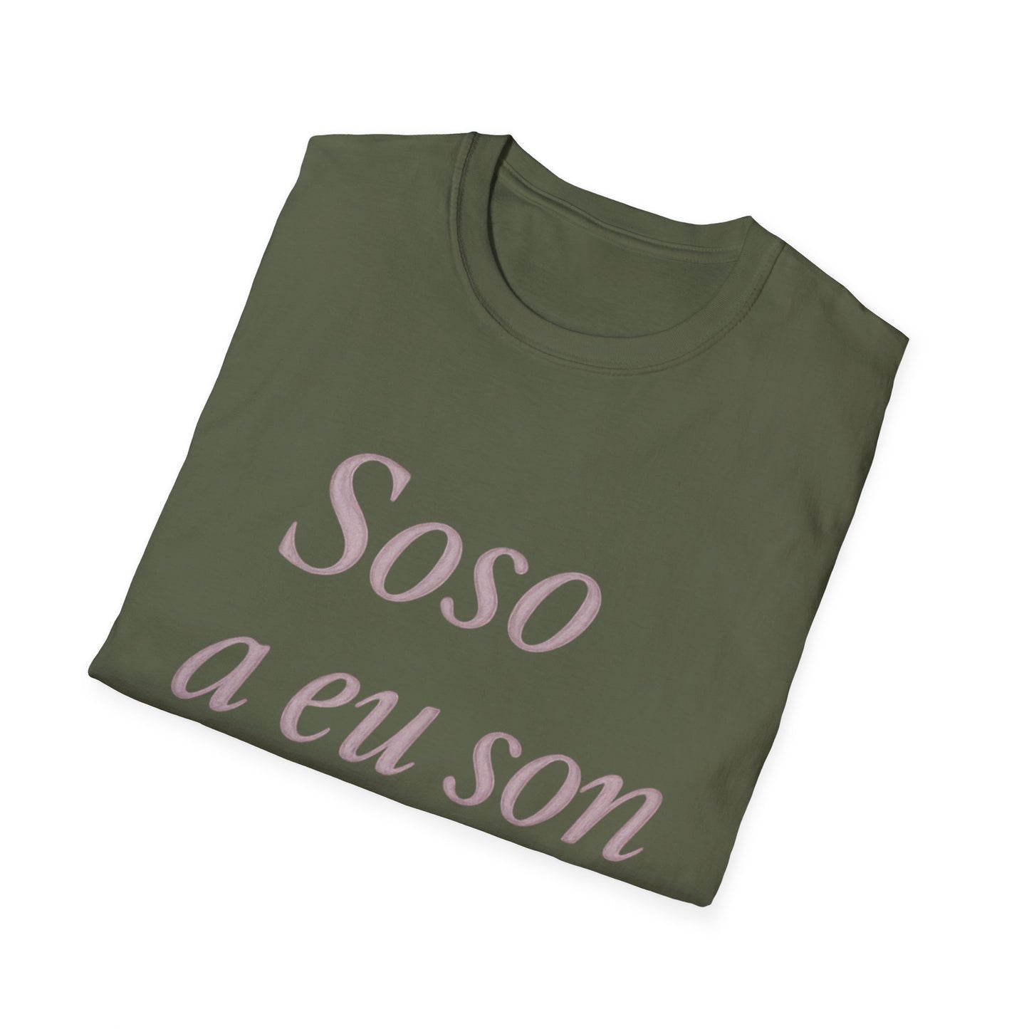 Soso a eu son bac T-Shirt | Casual Unisex Tee for Graduation, Celebrations, Birthdays, Everyday Wear, Gift Ideas