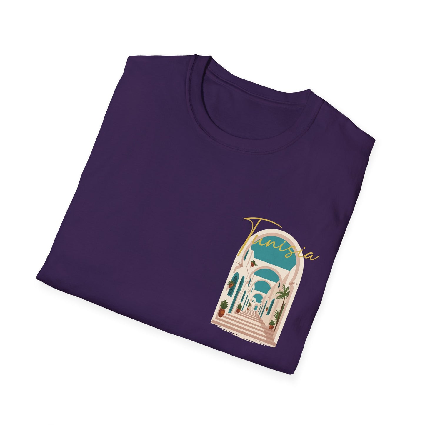 Tunisia Travel Vibes Unisex T-Shirt, Softstyle Tee for Adventurers, Perfect Gift for Travelers & Vacationers