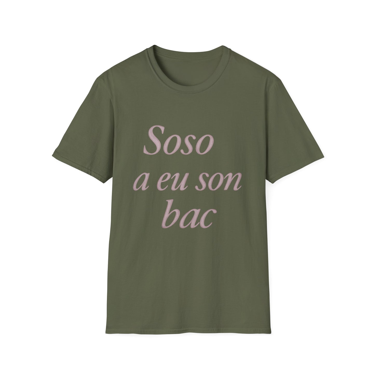 Soso a eu son bac T-Shirt | Casual Unisex Tee for Graduation, Celebrations, Birthdays, Everyday Wear, Gift Ideas