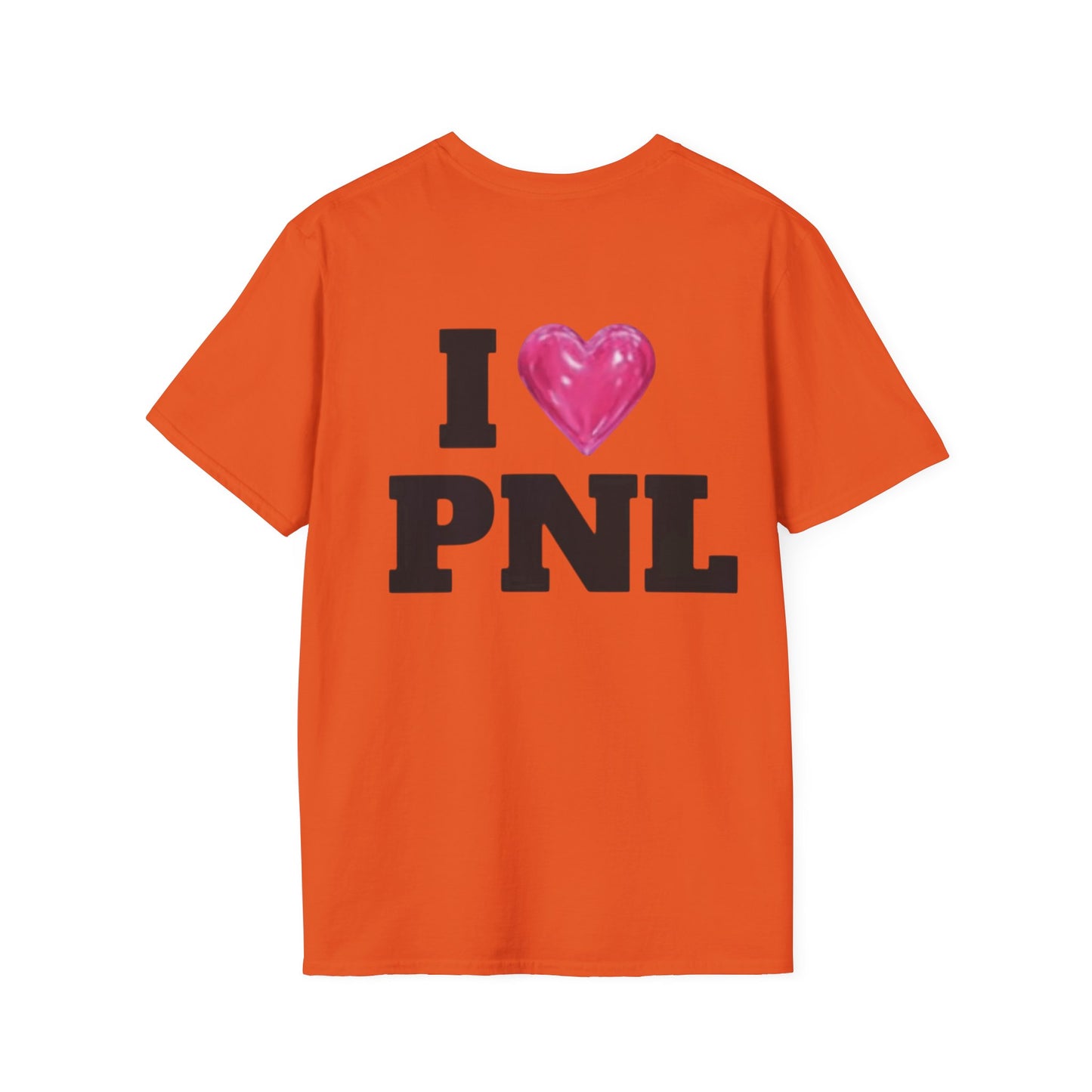 Unisex Softstyle T-Shirt with 'I  PNL' Design, Casual Wear for Music Lovers, Trendy Gift for Friends, Streetwear, Everyday Comfort