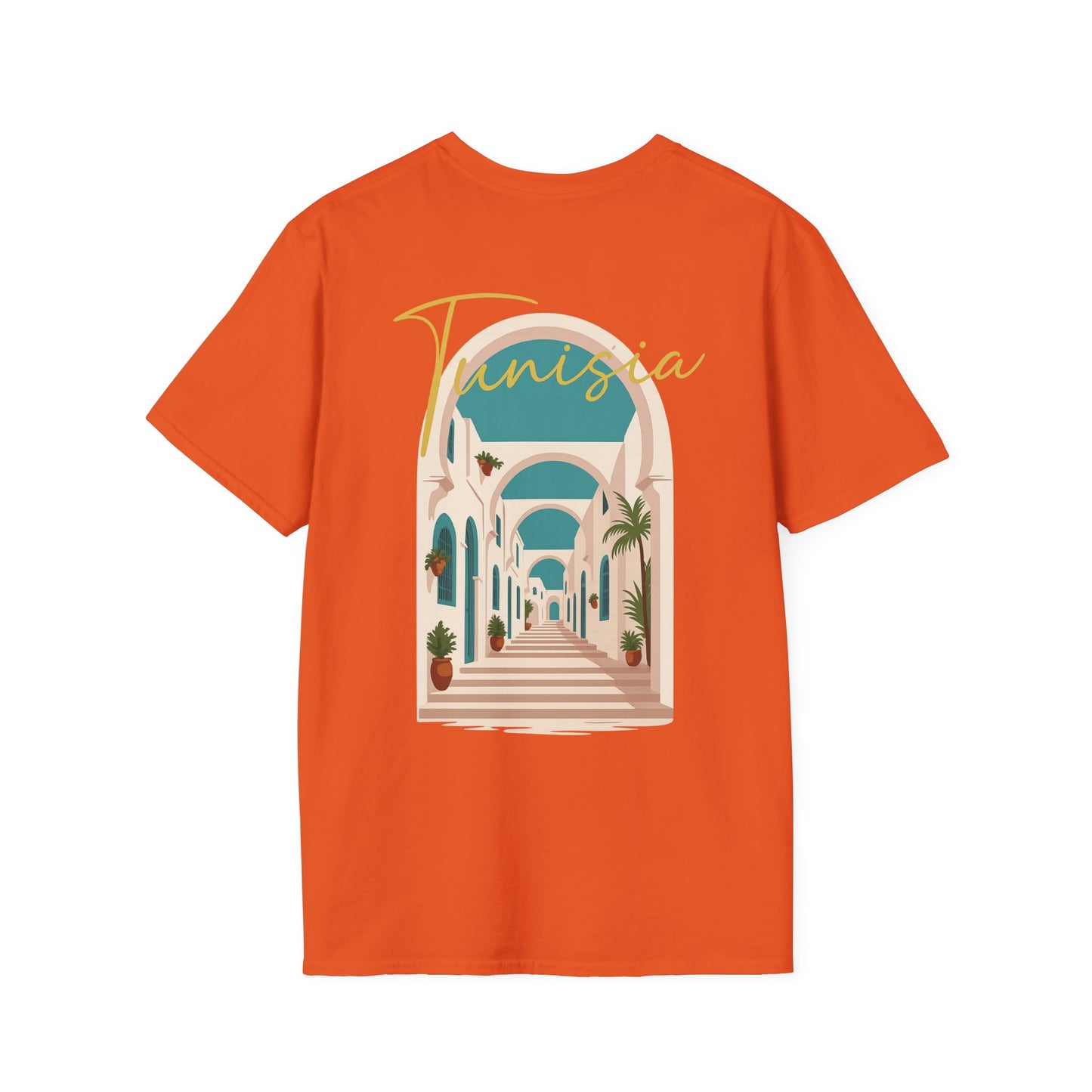 Tunisia Travel Vibes Unisex T-Shirt, Softstyle Tee for Adventurers, Perfect Gift for Travelers & Vacationers