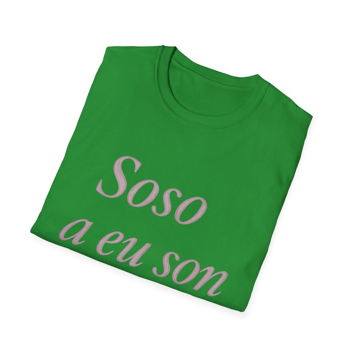Soso a eu son bac T-Shirt | Casual Unisex Tee for Graduation, Celebrations, Birthdays, Everyday Wear, Gift Ideas